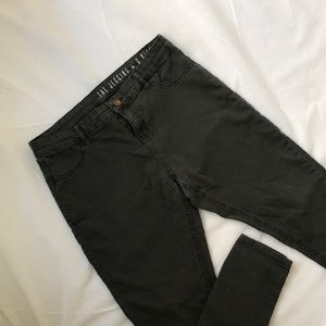 cotton on dark green jean jeggings